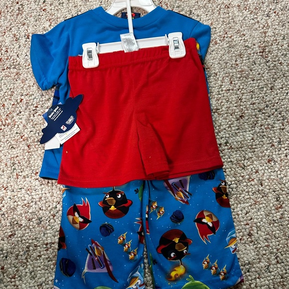 little Boys Angry Bird Pajama 3piece set polyester - Picture 2 of 3